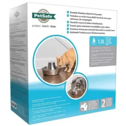 PetSafe Fontaines<Fontaine En Acier Inoxydable ® Pour Animaux De Compagnie Seaside
